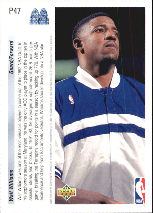 1992/1993 Upper Deck McDonald's Basketball - Picture 33 of 123