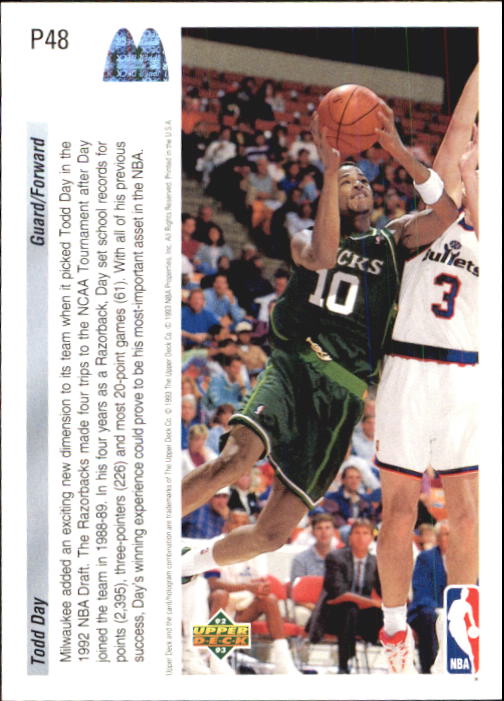 1992/1993 Upper Deck McDonald's Basketball - Picture 31 of 123
