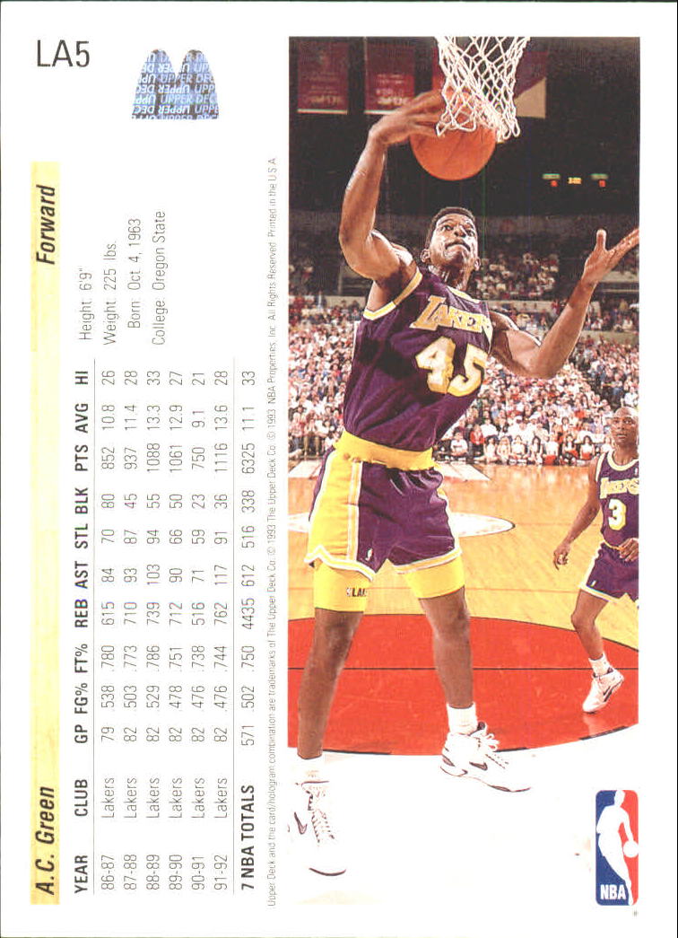 1992/1993 Upper Deck McDonald's Basketball - Picture 17 of 123