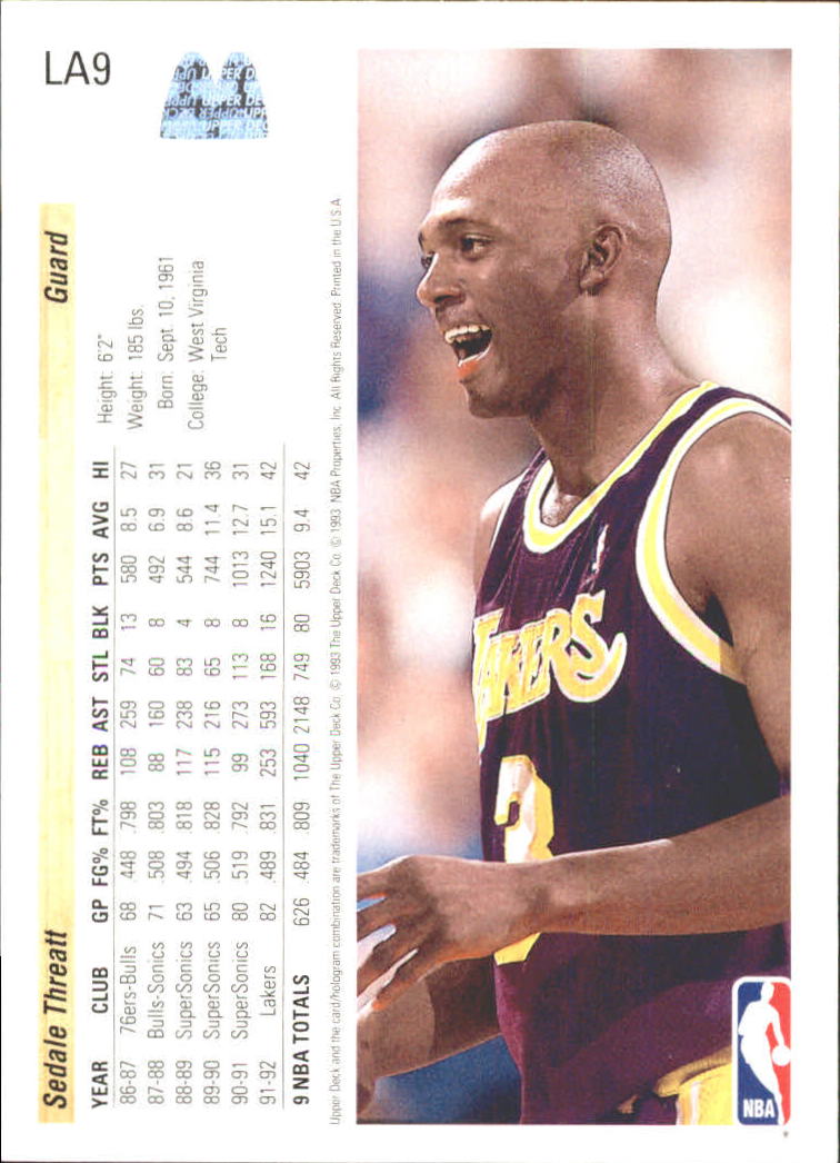 1992/1993 Upper Deck McDonald's Basketball - Picture 9 of 123