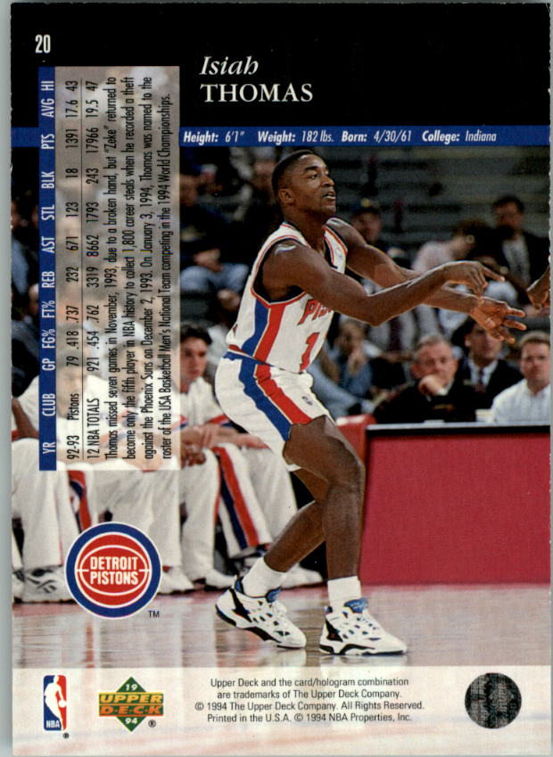 1994 upper deck basketball cards