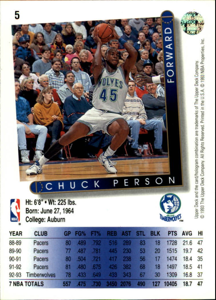 1993 94 upper deck basketball cards