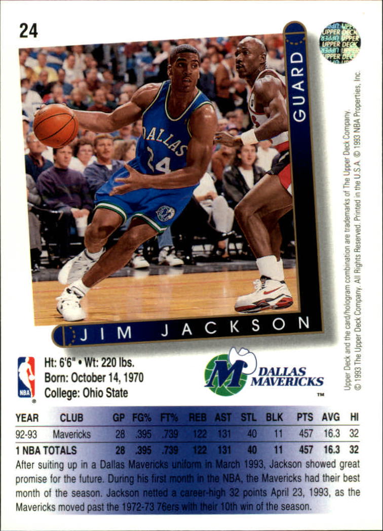 1993 94 upper deck basketball cards