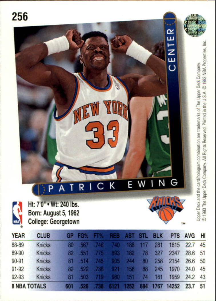 thumbnail 15  - 1993/1994 Upper Deck Basketball Part 2 Main Set Cards #250 to #499