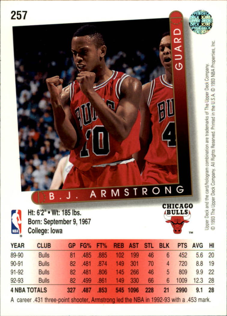 thumbnail 17  - 1993/1994 Upper Deck Basketball Part 2 Main Set Cards #250 to #499