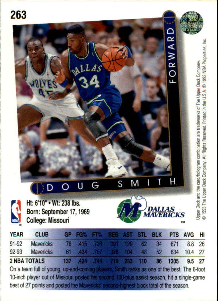 thumbnail 3  - 1993-94 Upper Deck Basketball Card Pick 263-510
