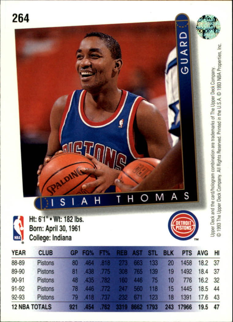 thumbnail 5  - 1993-94 Upper Deck Basketball Card Pick 263-510