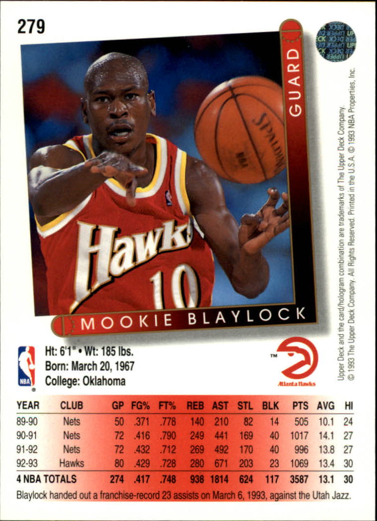 thumbnail 61  - 1993/1994 Upper Deck Basketball Part 2 Main Set Cards #250 to #499