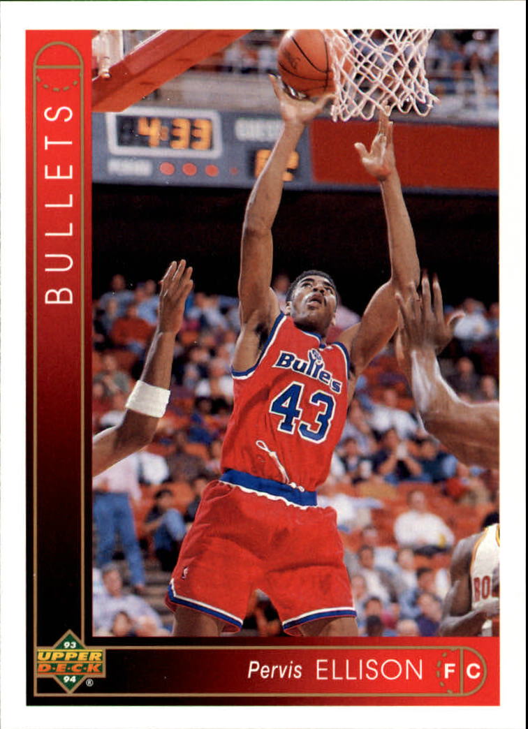 thumbnail 72  - 1993/1994 Upper Deck Basketball Part 2 Main Set Cards #250 to #499