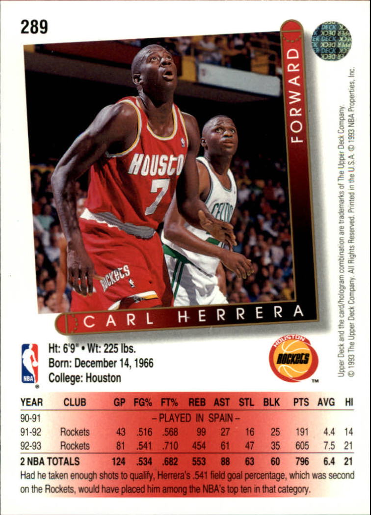 thumbnail 55  - 1993-94 Upper Deck Basketball Card Pick 263-510