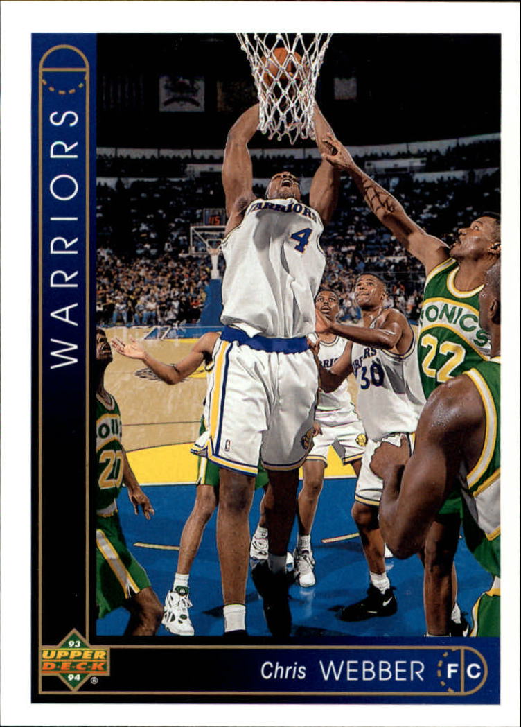 thumbnail 124  - 1993/1994 Upper Deck Basketball Part 2 Main Set Cards #250 to #499
