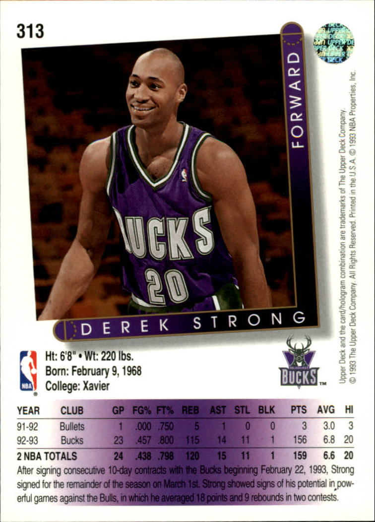 thumbnail 103  - 1993-94 Upper Deck Basketball Card Pick 263-510