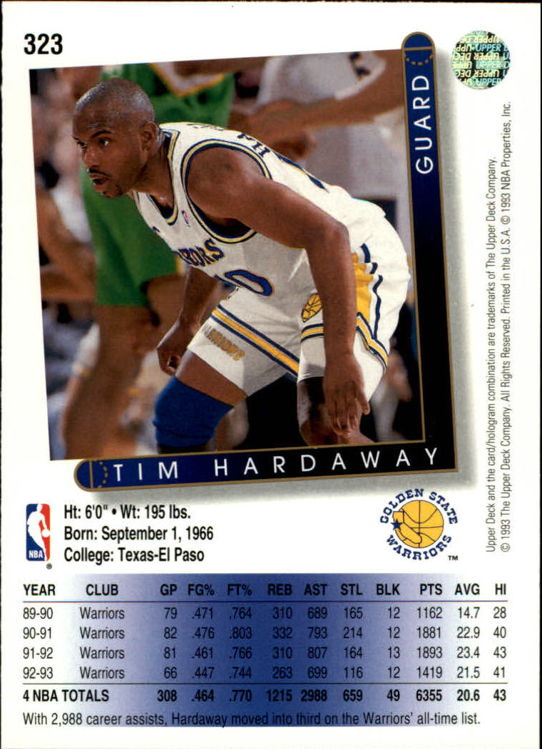 thumbnail 149  - 1993/1994 Upper Deck Basketball Part 2 Main Set Cards #250 to #499