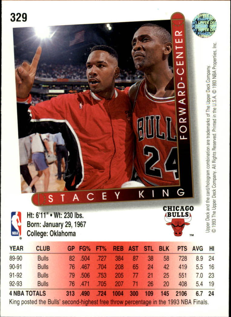thumbnail 161  - 1993/1994 Upper Deck Basketball Part 2 Main Set Cards #250 to #499