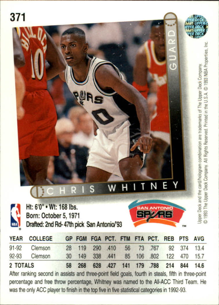 thumbnail 219  - 1993-94 Upper Deck Basketball Card Pick 263-510