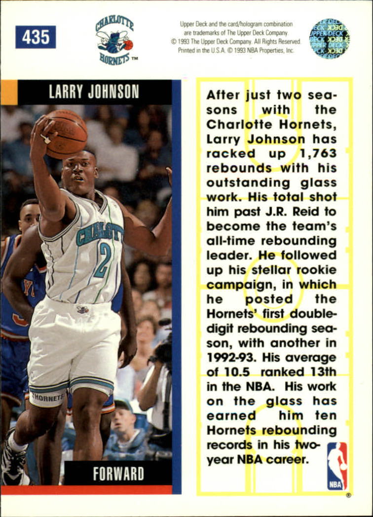 thumbnail 373  - 1993/1994 Upper Deck Basketball Part 2 Main Set Cards #250 to #499