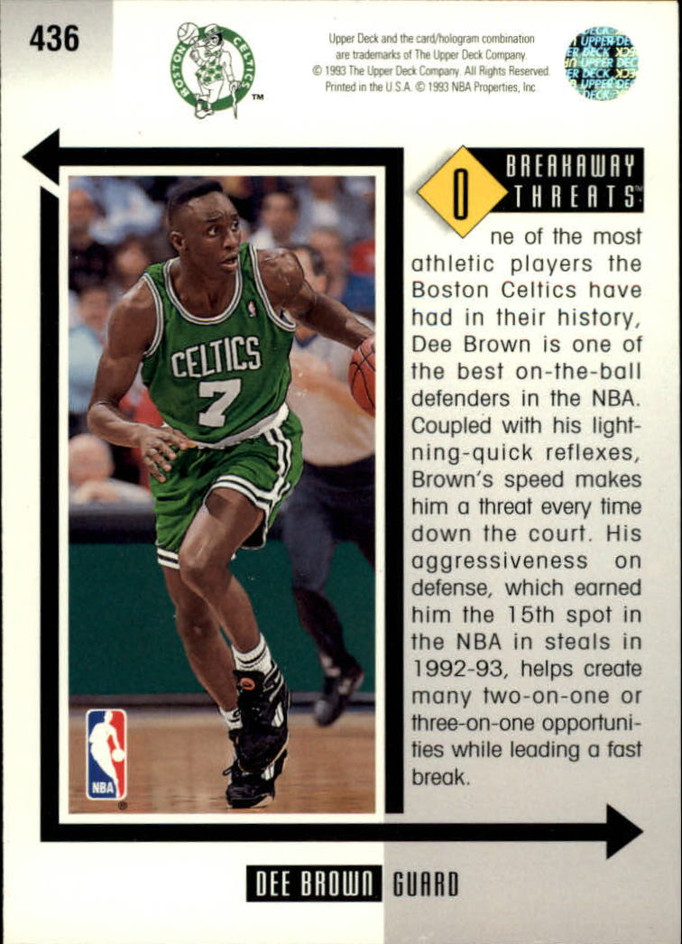 thumbnail 375  - 1993/1994 Upper Deck Basketball Part 2 Main Set Cards #250 to #499