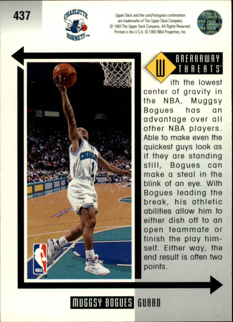 thumbnail 377  - 1993/1994 Upper Deck Basketball Part 2 Main Set Cards #250 to #499