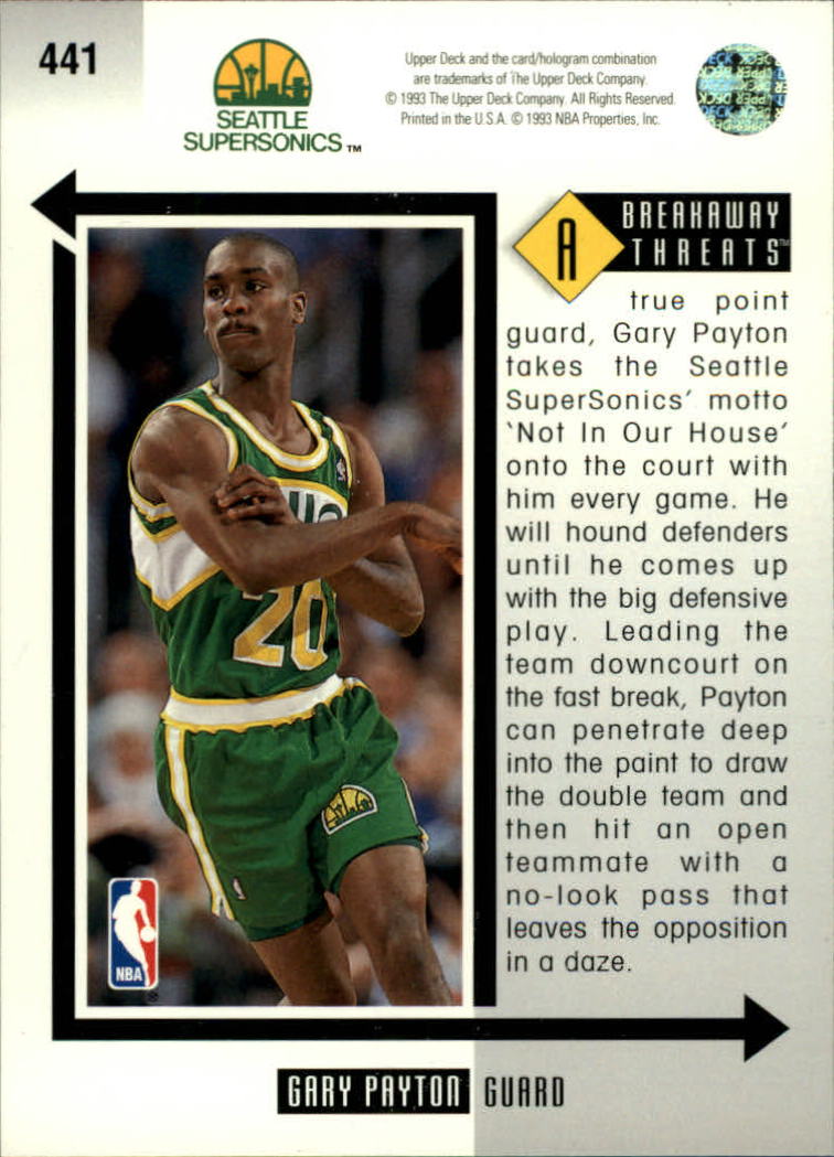 thumbnail 385  - 1993/1994 Upper Deck Basketball Part 2 Main Set Cards #250 to #499