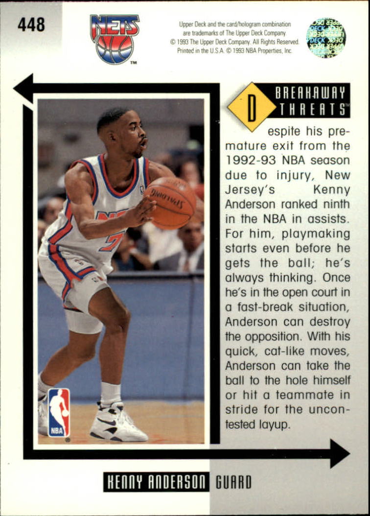 thumbnail 369  - 1993-94 Upper Deck Basketball Card Pick 263-510