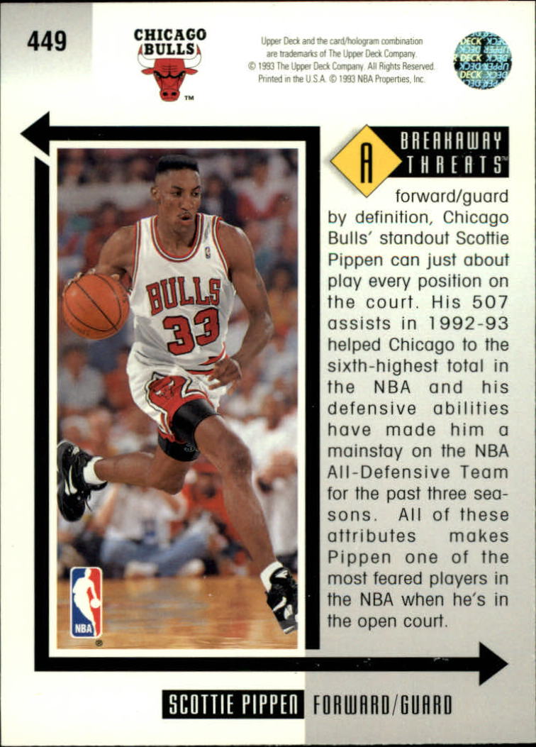 thumbnail 371  - 1993-94 Upper Deck Basketball Card Pick 263-510