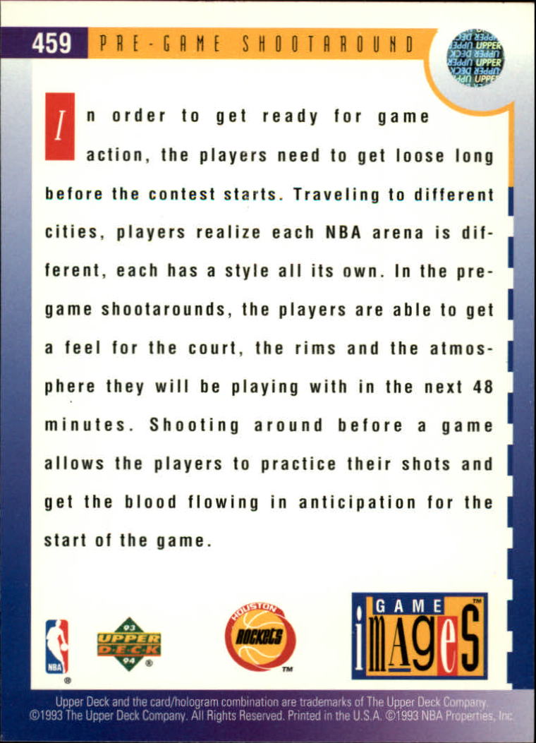 thumbnail 391  - 1993-94 Upper Deck Basketball Card Pick 263-510