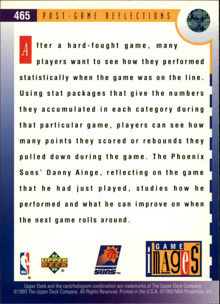 thumbnail 403  - 1993-94 Upper Deck Basketball Card Pick 263-510