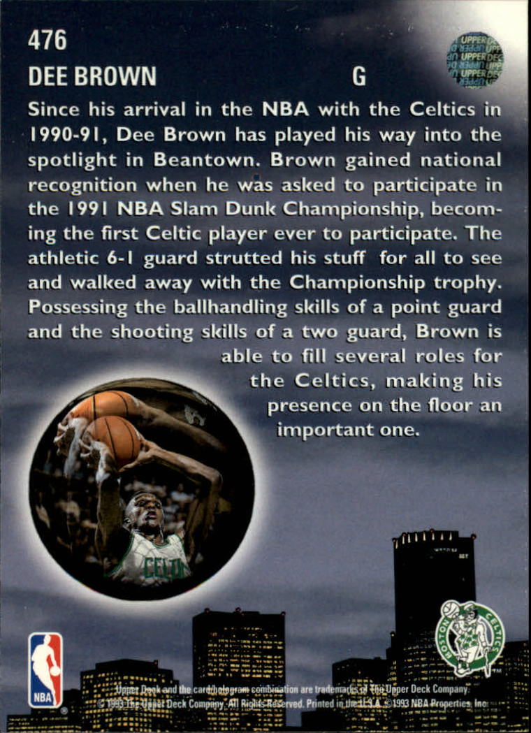thumbnail 423  - 1993-94 Upper Deck Basketball Card Pick 263-510