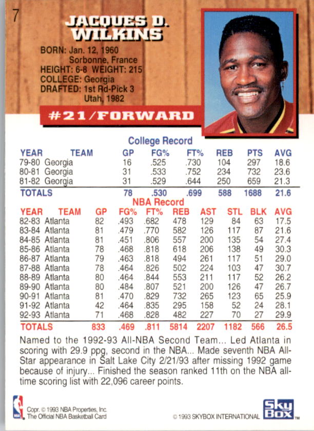 thumbnail 3  - 1993-94 Hoops Basketball Part 2 (Pick Choose Complete) Hardaway Ewing Worthy