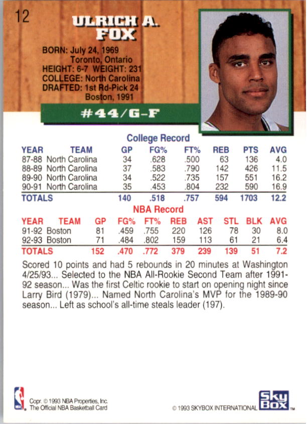 thumbnail 25  - 1993-94 Hoops Basketball #1-250 - Your Choice GOTBASEBALLCARDS