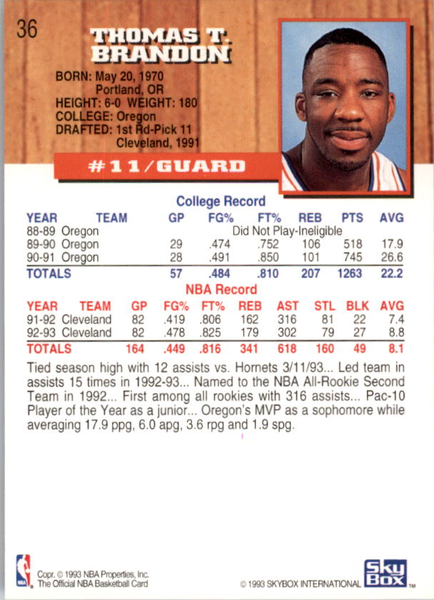 thumbnail 71  - 1993-94 Hoops Basketball #1-250 - Your Choice GOTBASEBALLCARDS
