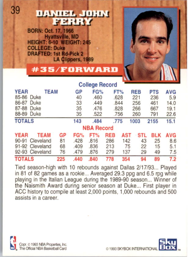 thumbnail 79  - A7935- 1993-94 Hoops Basketball Card #s 1-250 -You Pick- 10+ FREE US SHIP
