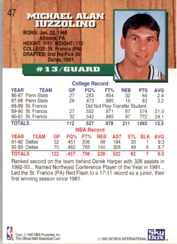 thumbnail 95  - A7935- 1993-94 Hoops Basketball Card #s 1-250 -You Pick- 10+ FREE US SHIP