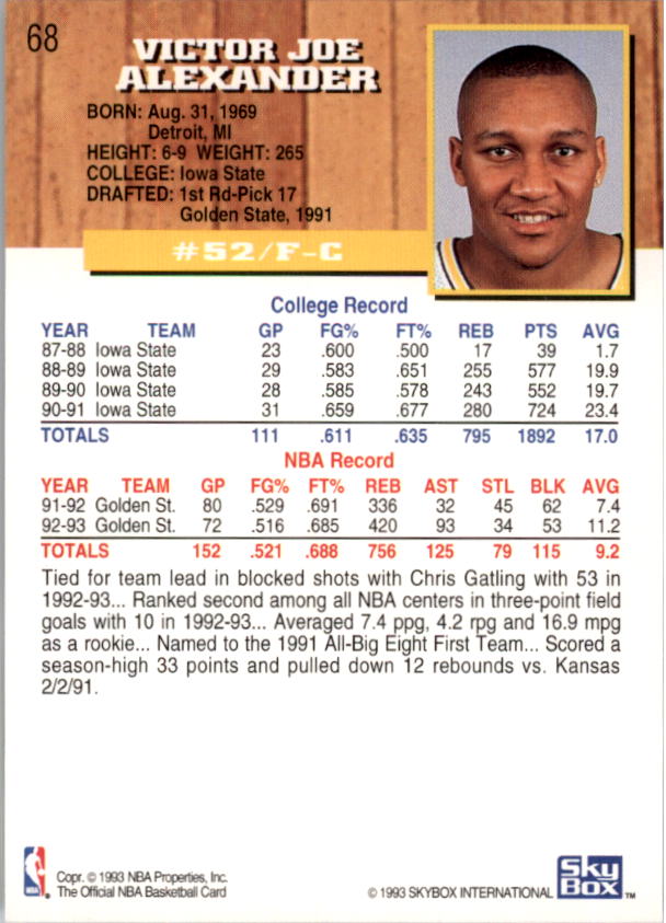 thumbnail 137  - A7935- 1993-94 Hoops Basketball Card #s 1-250 -You Pick- 10+ FREE US SHIP