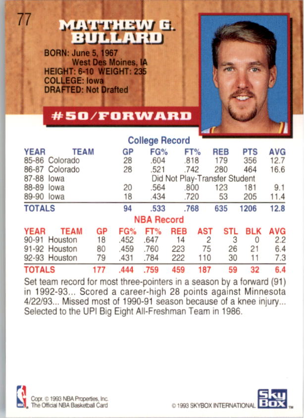 thumbnail 151  - 1993-94 Hoops Basketball Card Pick 1-250