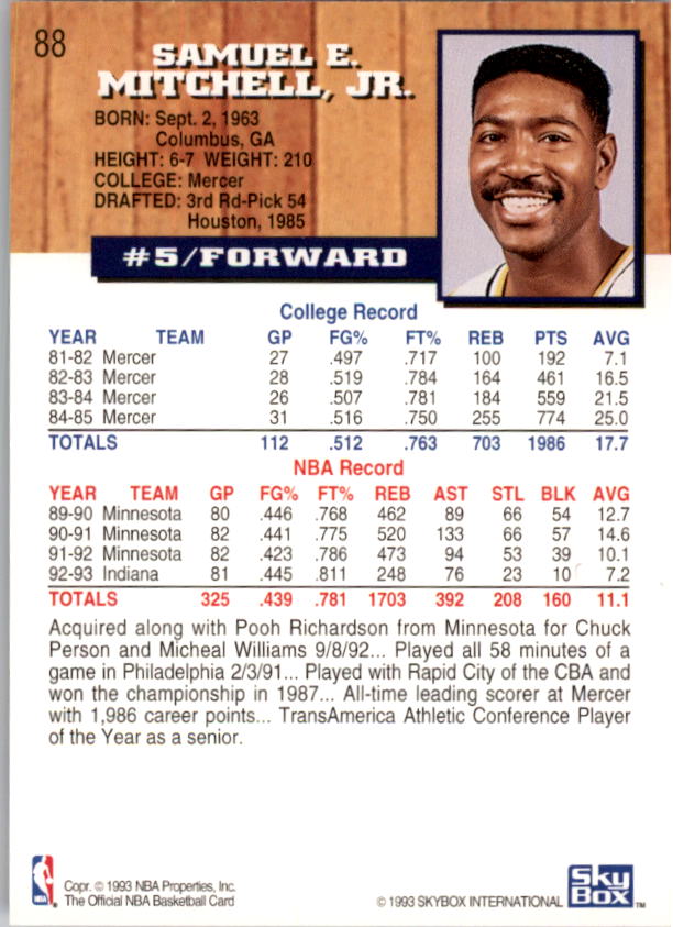 thumbnail 173  - 1993-94 Hoops Basketball Card Pick 1-250