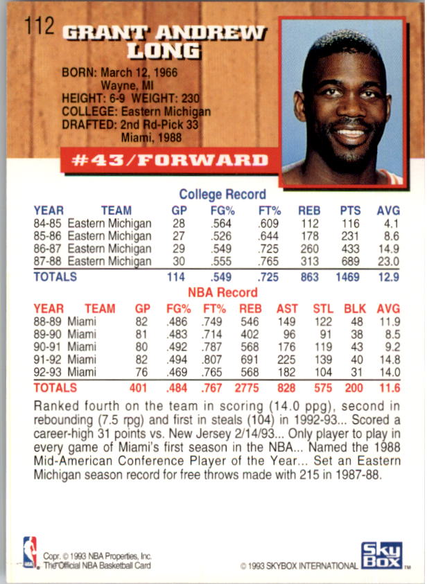 thumbnail 55  - 1993-94 Hoops Basketball Part 2 (Pick Choose Complete) Hardaway Ewing Worthy
