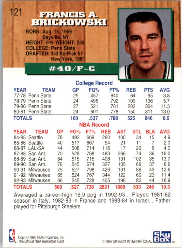 thumbnail 243  - A7935- 1993-94 Hoops Basketball Card #s 1-250 -You Pick- 10+ FREE US SHIP