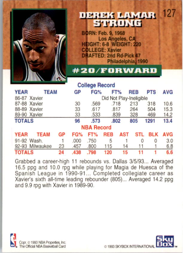 thumbnail 251  - 1993-94 Hoops Basketball #1-250 - Your Choice GOTBASEBALLCARDS