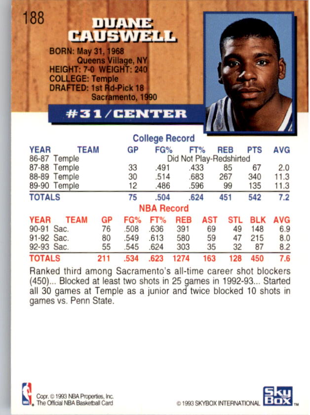 thumbnail 377  - A7935- 1993-94 Hoops Basketball Card #s 1-250 -You Pick- 10+ FREE US SHIP