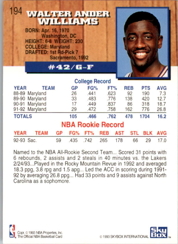 thumbnail 389  - A7935- 1993-94 Hoops Basketball Card #s 1-250 -You Pick- 10+ FREE US SHIP
