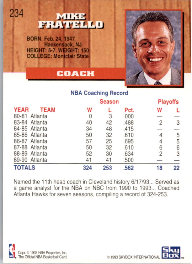 thumbnail 463  - 1993-94 Hoops Basketball Card Pick 1-250