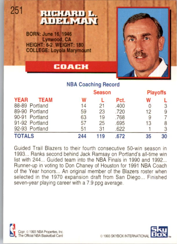 thumbnail 3  - 1993-94 Hoops Basketball Card Pick 251-421