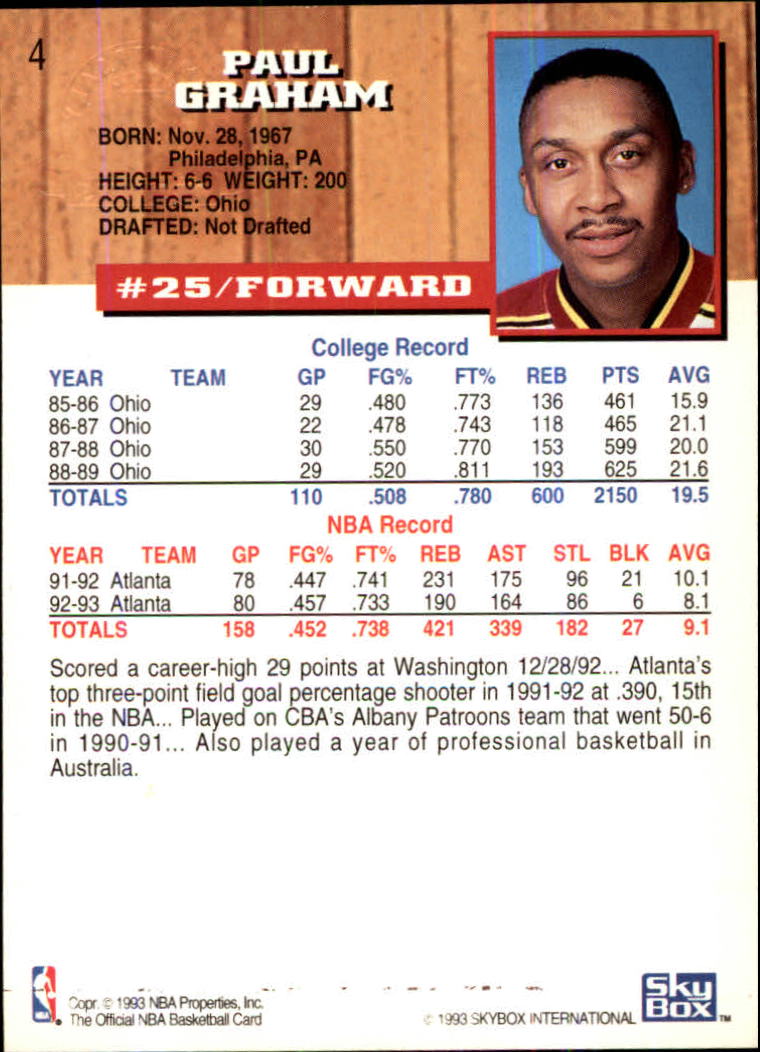 thumbnail 7  - 1993-94 Hoops Fifth Anniversary Gold Basketball Card Pick 1-165