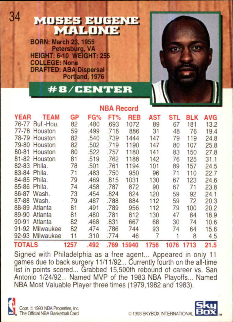 thumbnail 35  - 1993-94 Hoops Fifth Anniversary Gold Basketball Card Pick 1-165