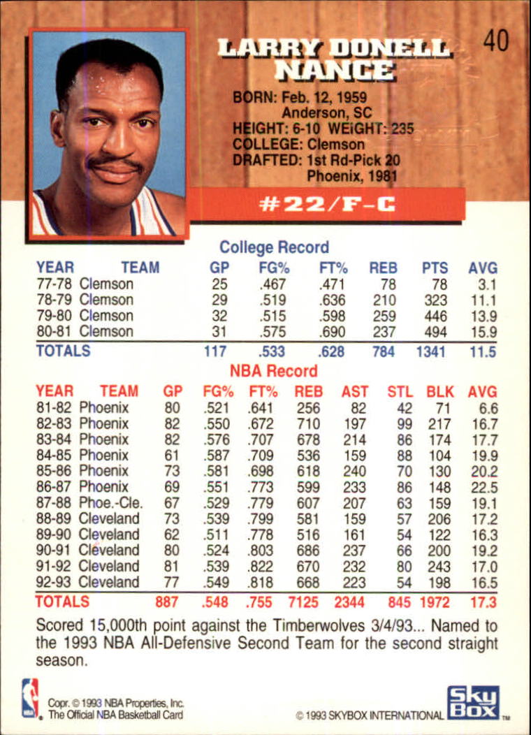 thumbnail 41  - 1993-94 Hoops Fifth Anniversary Gold Basketball Card Pick 1-165