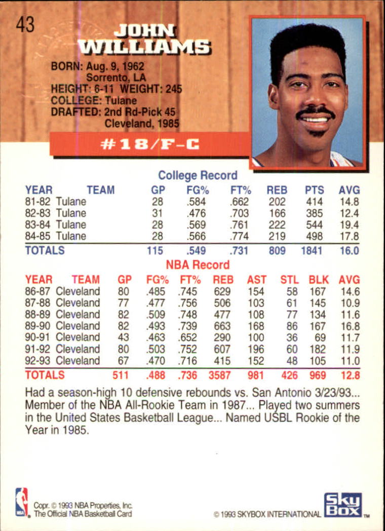 thumbnail 45  - 1993-94 Hoops Fifth Anniversary Gold Basketball Card Pick 1-165