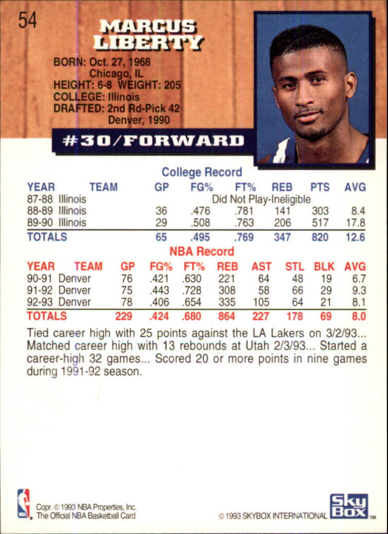 thumbnail 55  - 1993-94 Hoops Fifth Anniversary Gold Basketball Card Pick 1-165