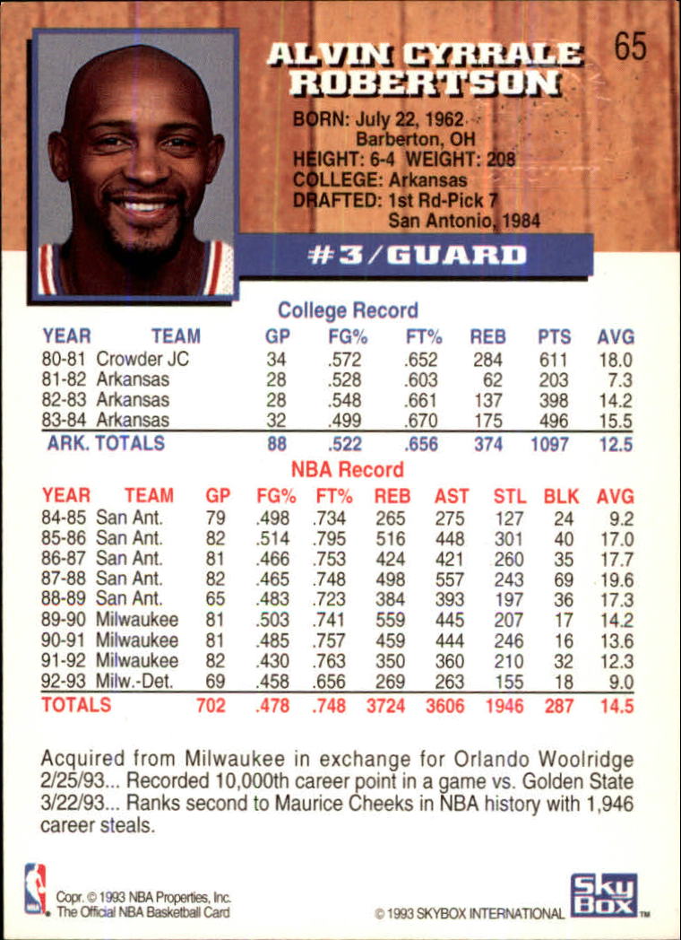 thumbnail 69  - 1993-94 Hoops Fifth Anniversary Gold Basketball Card Pick 1-165
