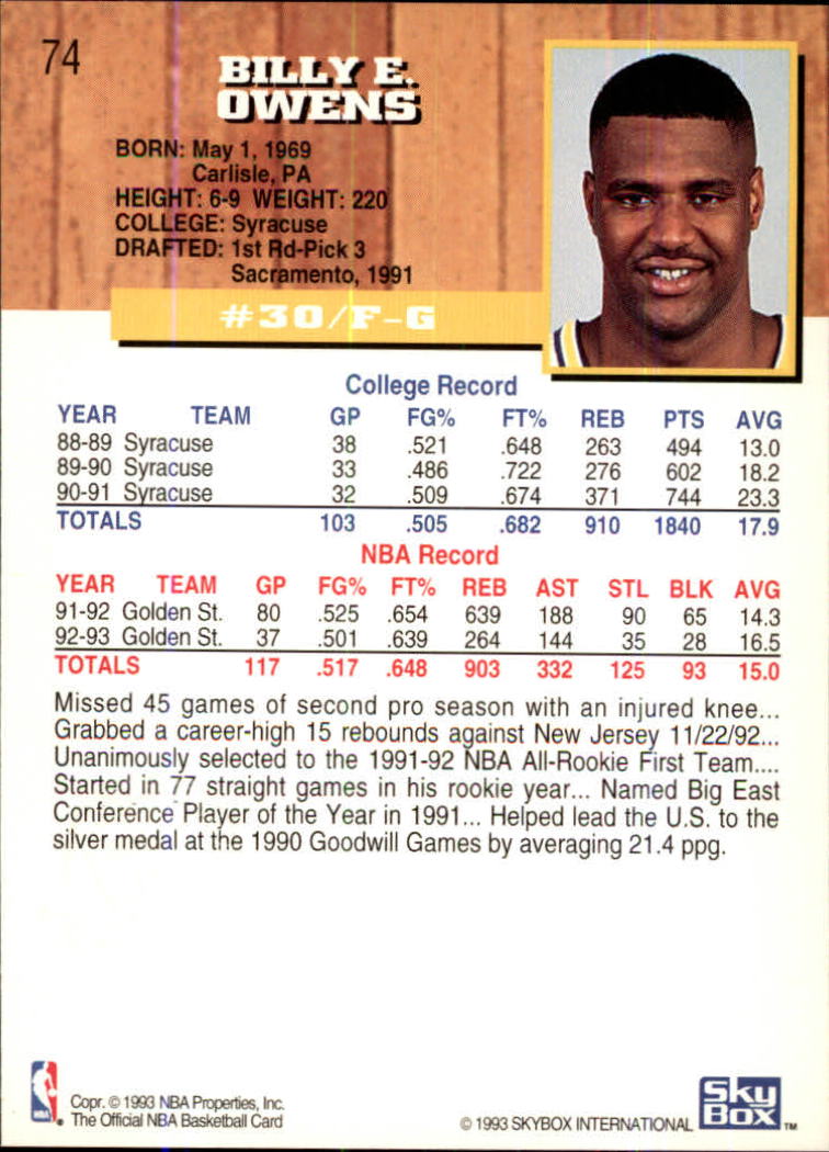 thumbnail 145  - 1993-94 Hoops Fifth Anniversary Gold 1-250 (A7037) - You Pick - 10+ FREE SHIP
